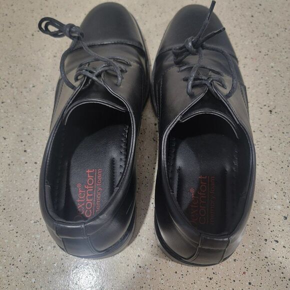 Men\'s Dress Black Shoes Archer Captoe Oxford Dexter School Graduation 6.5 Wide